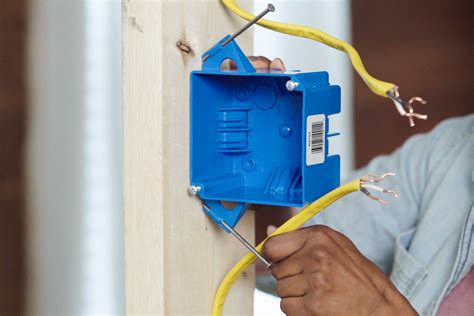 how to install blue electrical boxes|electrical box installation guide.